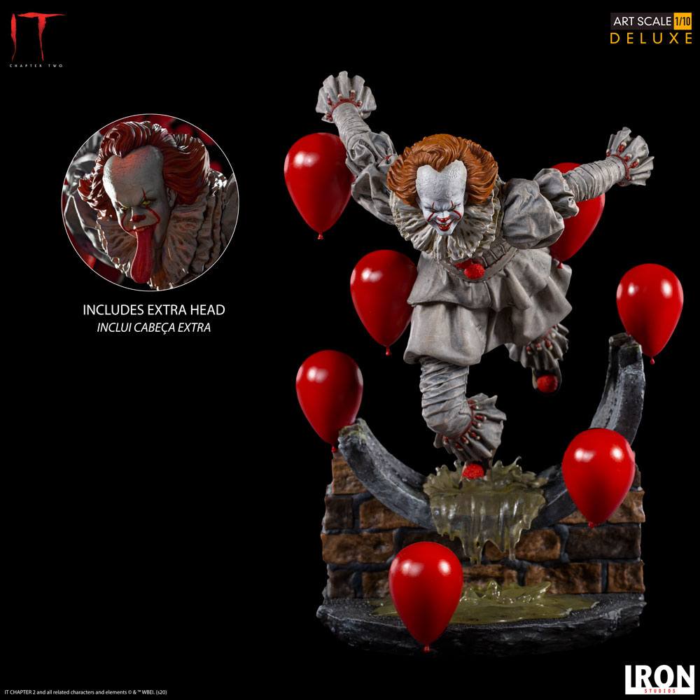 IRON STUDIO - It Chapter Two DeLuxe Art Scale Statue 1:10 Pennywise