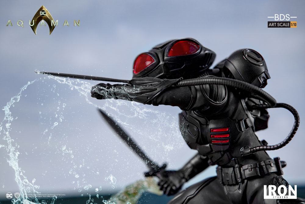 IRON STUDIO - Dc Comics - Aquaman Black Manta BDS Statue 1:10