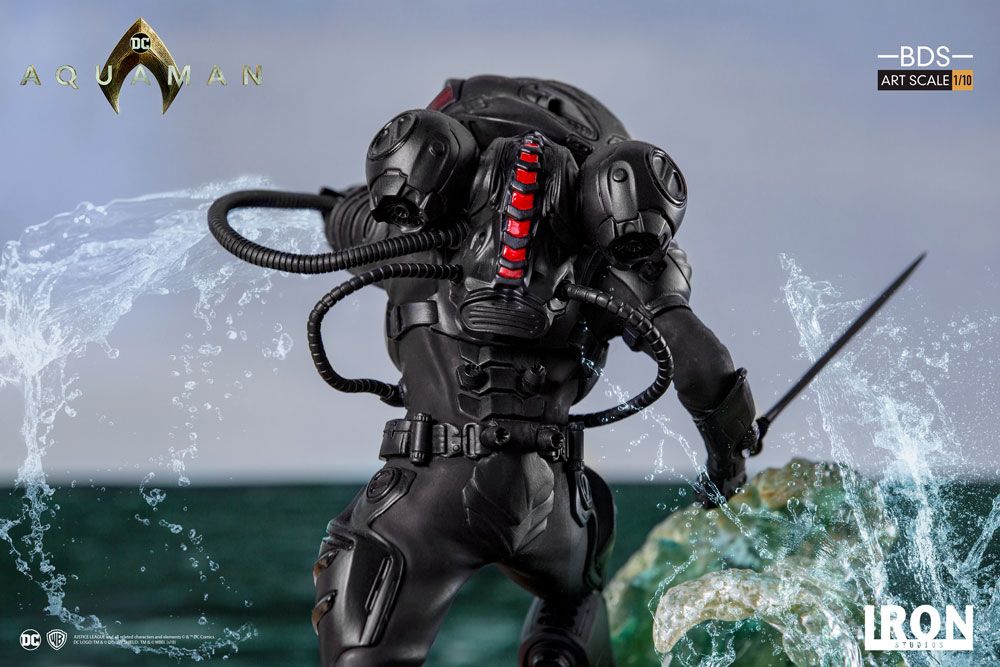 IRON STUDIO - Dc Comics - Aquaman Black Manta BDS Statue 1:10