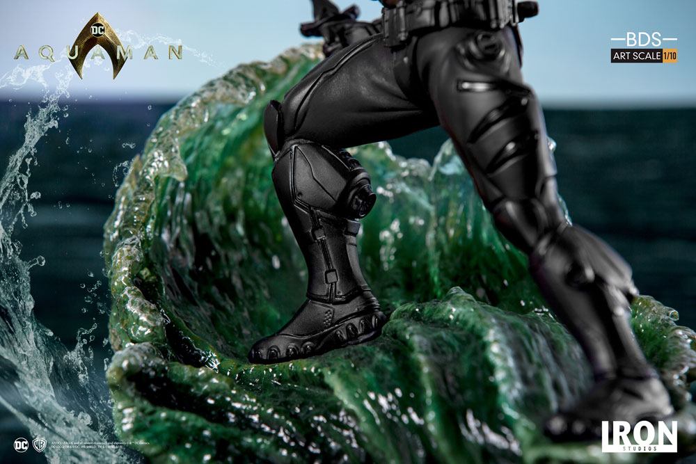 IRON STUDIO - Dc Comics - Aquaman Black Manta BDS Statue 1:10