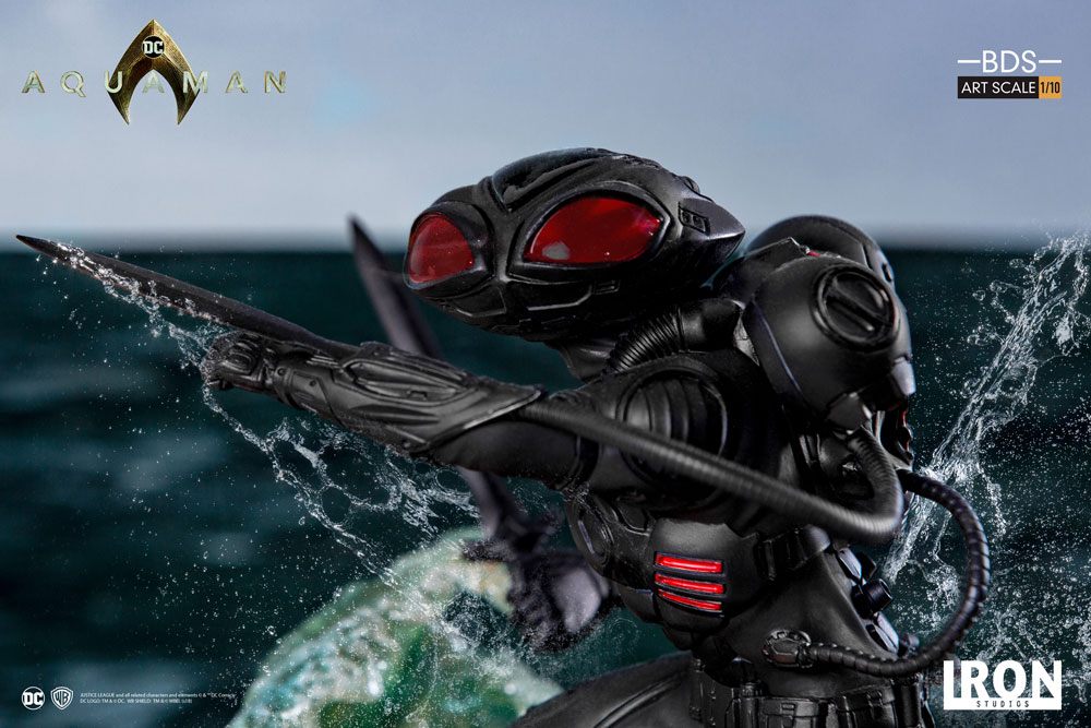 IRON STUDIO - Dc Comics - Aquaman Black Manta BDS Statue 1:10