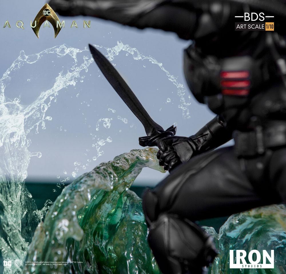 IRON STUDIO - Dc Comics - Aquaman Black Manta BDS Statue 1:10