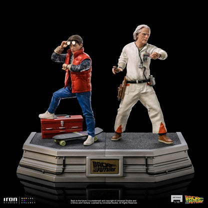 IRON STUDIOS - Back to the Future Art Scale Statue 1/10 Doc Brown