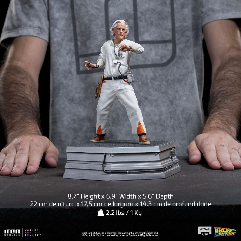 IRON STUDIOS - Back to the Future Art Scale Statue 1/10 Doc Brown