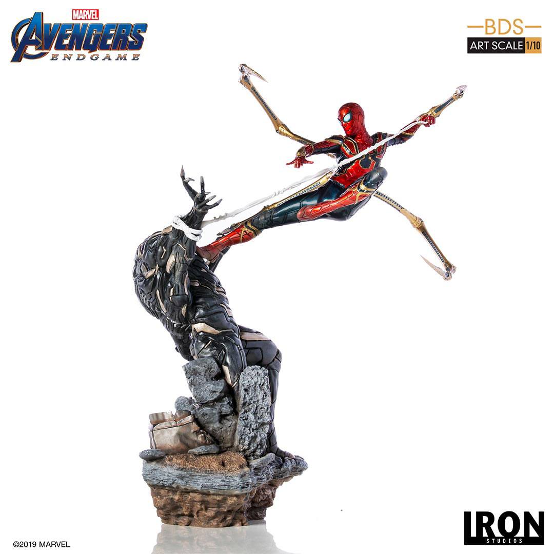 IRON STUDIO - Marvel - Avengers Endgame BDS Art Scale Statue 1:10 Iron Spider vs Outrider