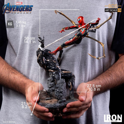 IRON STUDIO - Marvel - Avengers Endgame BDS Art Scale Statue 1:10 Iron Spider vs Outrider