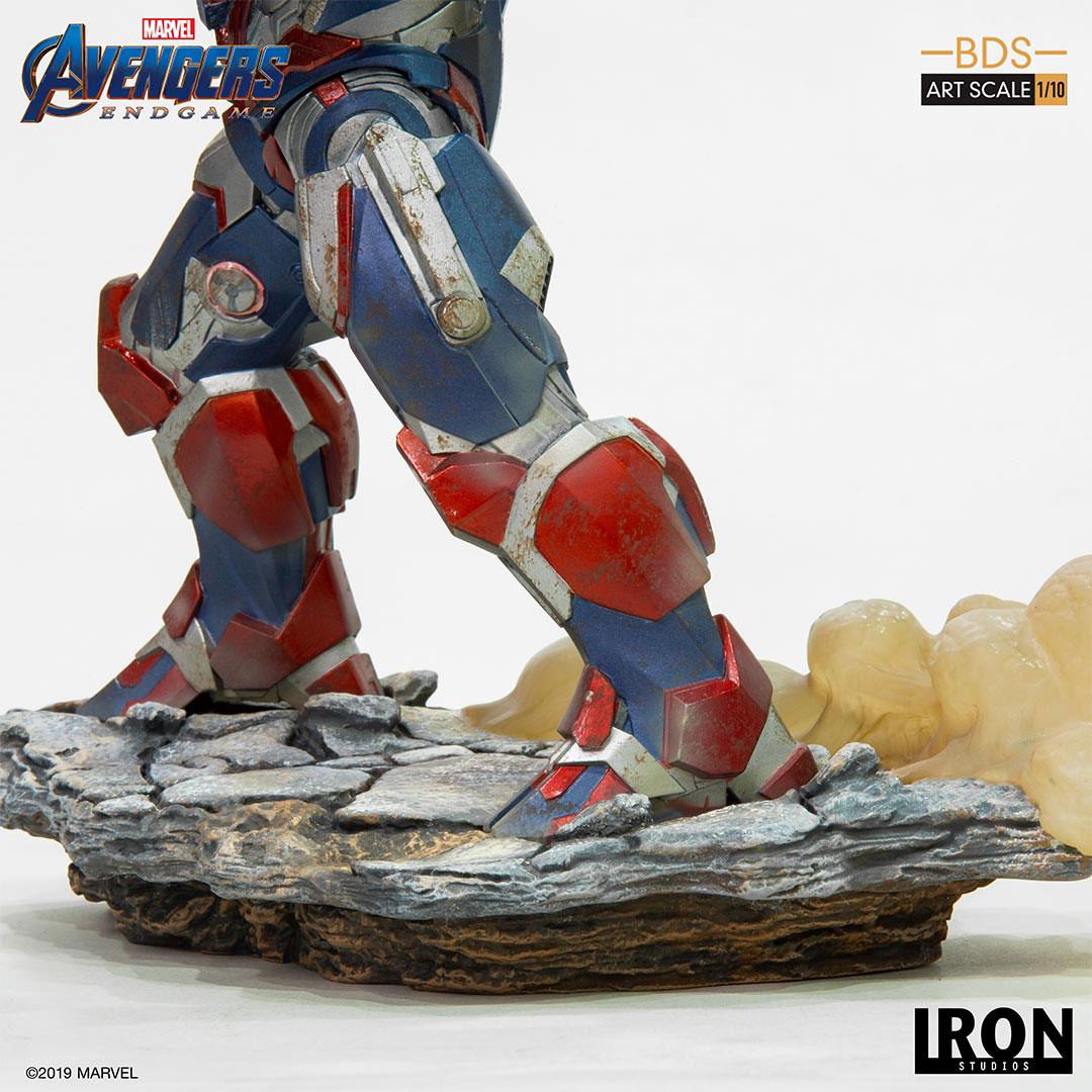 IRON STUDIO - Marvel - Avengers Endgame BDS Art Scale Statue 1:10 Iron Patriot & Rocket