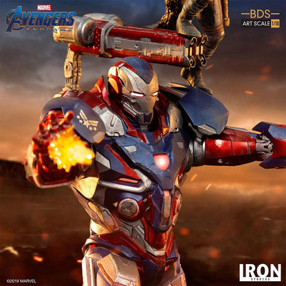 IRON STUDIO - Marvel - Avengers Endgame BDS Art Scale Statue 1:10 Iron Patriot & Rocket