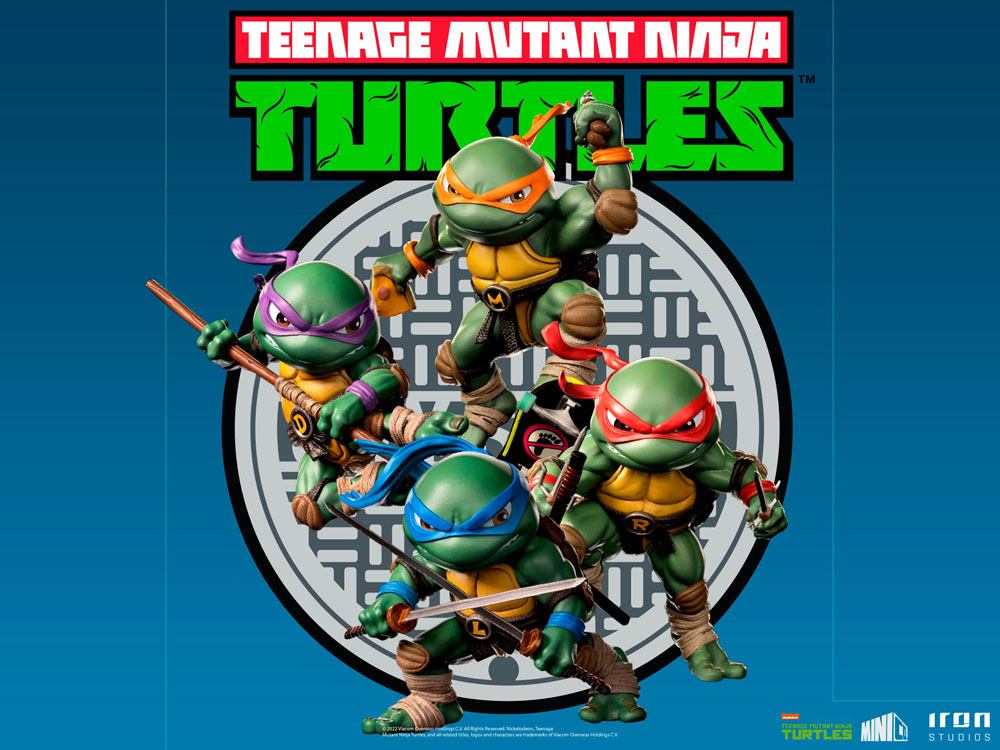 IRON STUDIO - TMNT Teenager Mutant Ninja Turtles Mini Co. Pvc Figure Leonardo