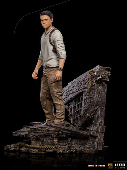 IRON STUDIO - Uncharted Movie DeLuxe Art Scale Statue 1:10 Nathan Drake