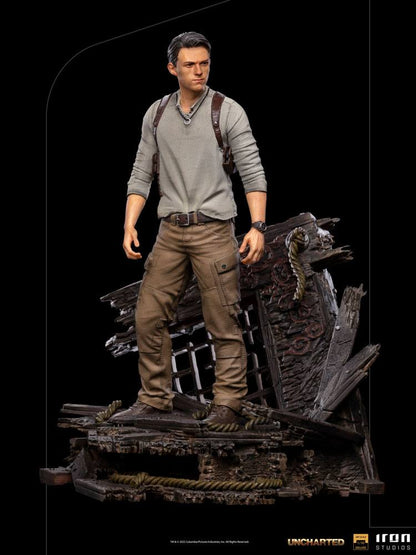 IRON STUDIO - Uncharted Movie DeLuxe Art Scale Statue 1:10 Nathan Drake