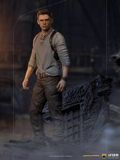 IRON STUDIO - Uncharted Movie DeLuxe Art Scale Statue 1:10 Nathan Drake
