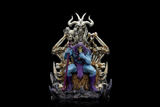 IRON STUDIOS - Masters of the Universe Art Scale Deluxe Statue 1/10 Skeletor on Throne Deluxe