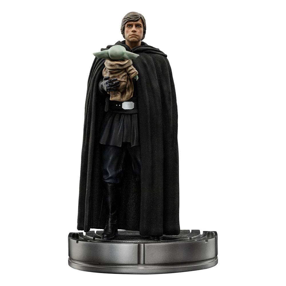 IRON STUDIO - Star Wars The Mandalorian Art Scale Statue 1:10 Luke Skywalker and Grogu