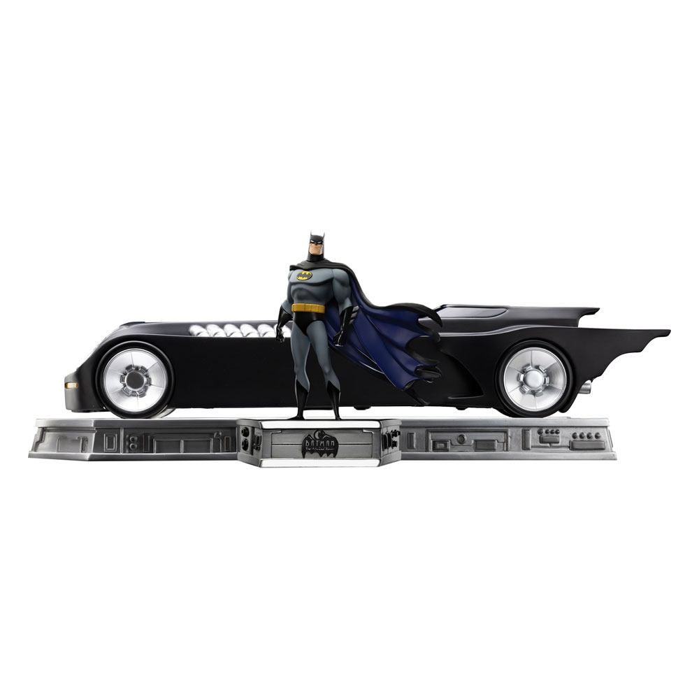IRON STUDIO - Dc Comics - Batman The Animated Series (1992) Art Scale Set DeLuxe 1:10 Batman and Batmobile