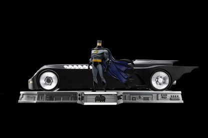 IRON STUDIO - Dc Comics - Batman The Animated Series (1992) Art Scale Set DeLuxe 1:10 Batman and Batmobile