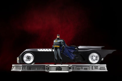 IRON STUDIO - Dc Comics - Batman The Animated Series (1992) Art Scale Set DeLuxe 1:10 Batman and Batmobile