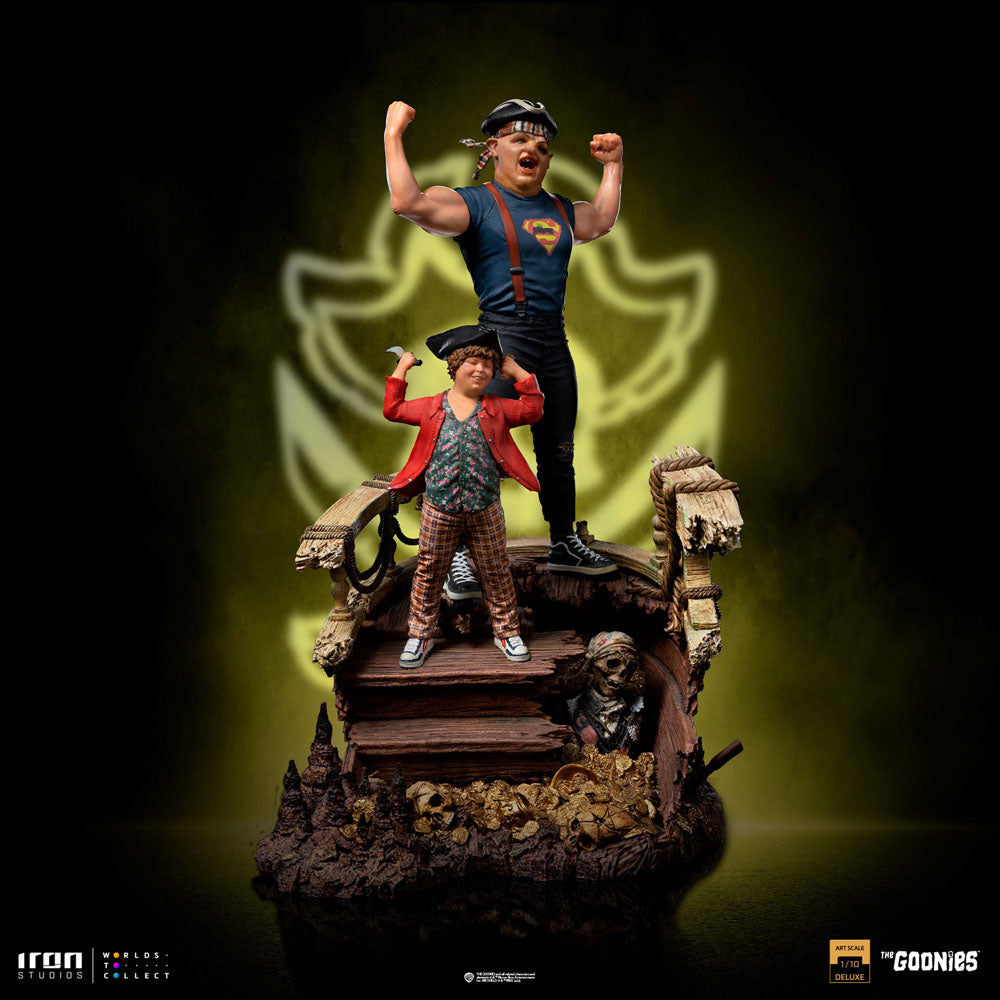 IRON STUDIOS - The Goonies Deluxe Art Scale Statue 1/10 Sloth and Chunk