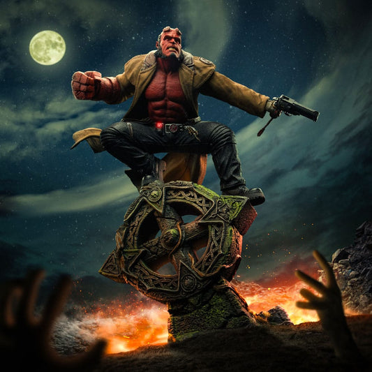 IRON STUDIOS - Hellboy 2 BDS Art Scale Statue 1/10 Hellboy