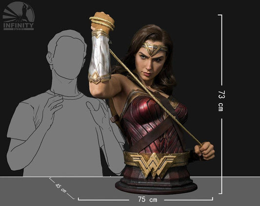 INFINITY STUDIO - Dc Comics - Justice League - Wonder Woman - Life Size Bust 1:1
