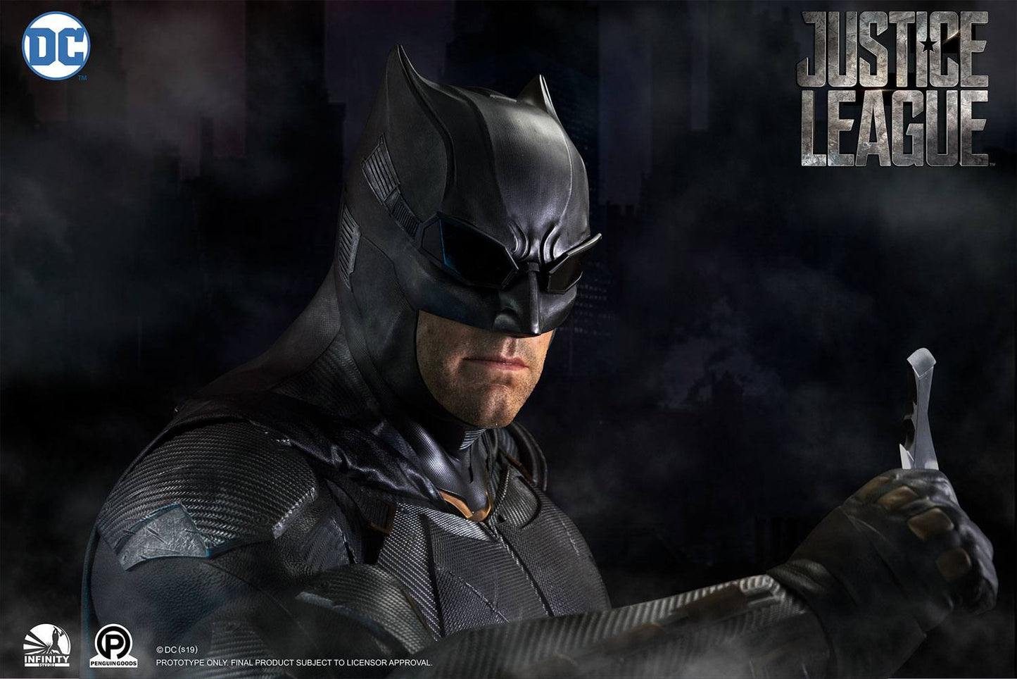 INFINITY STUDIO - Dc Comics - Justice League - Batman - Life Size Bust 1:1