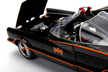 JADATOYS - Dc Comics - Classic Television Series Batmobile with Die Cast Figures 1/18