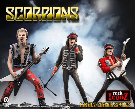 KNUCKLEBONZ - Scorpions Rock Iconz Statue 3 Pack Limited Edition