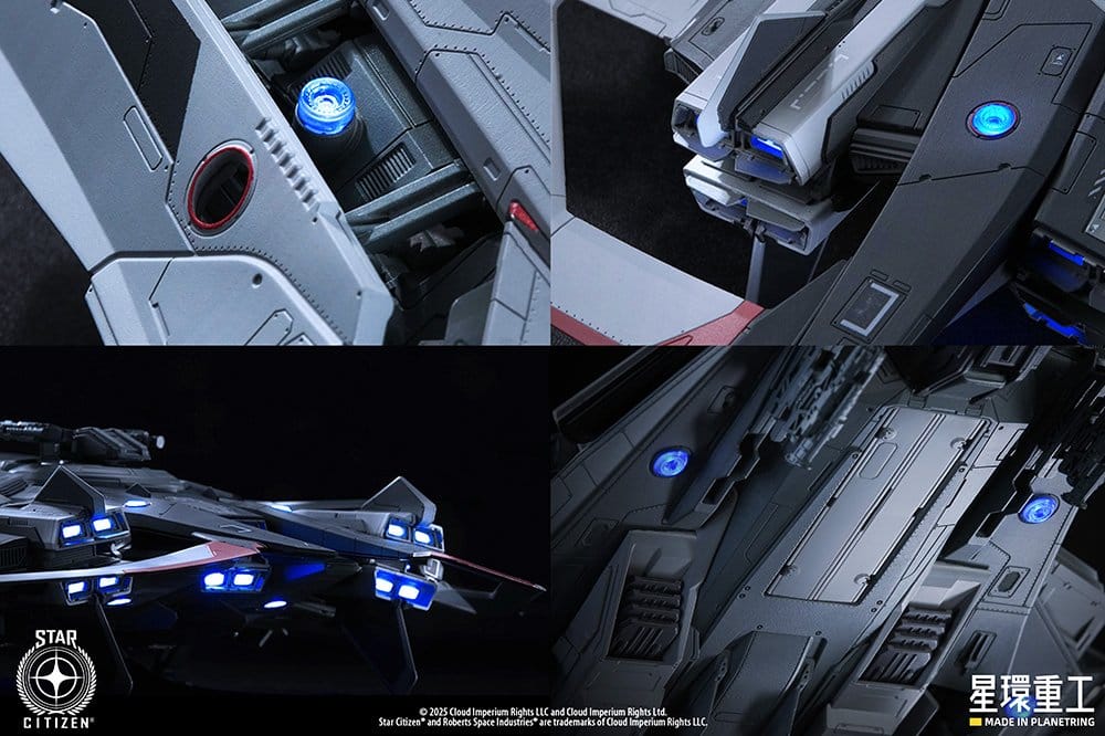 KOTOBUKIYA - Star Citizen Pre-assembled Plastic Model Kit 1/100 Anvil F8C Lightning Pre-Assembled Finished Model Ver.