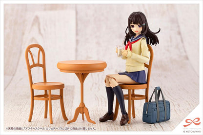 KOTOBUKIYA - Sousai Shojo Teien Model Kit Accesoory Set 1:10 Action Figure ter School Cafe Table