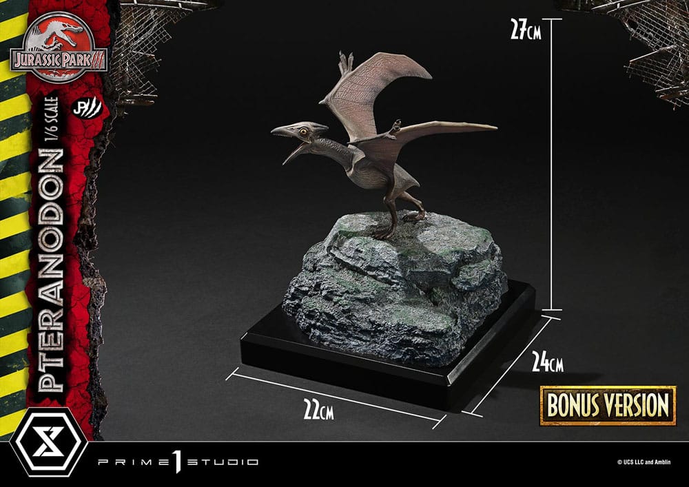 PRIME 1 - Jurassic Park III Legacy Museum Collection Statue 1/6 Pteranodon Bonus Version