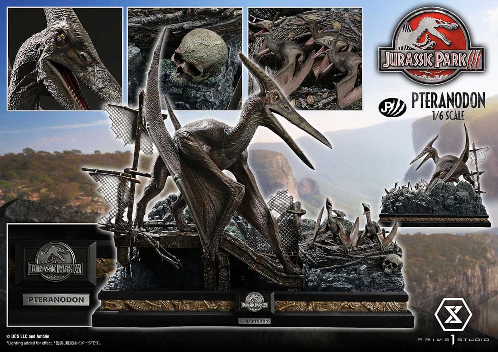 PRIME 1 - Jurassic Park III Legacy Museum Collection Statue 1/6 Pteranodon Bonus Version