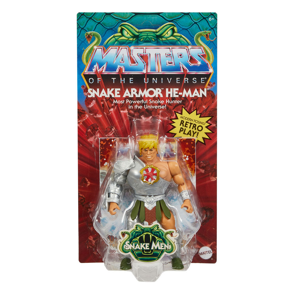 MATTEL - Masters of the Universe Origins Action Figure Snake Armor He-Man