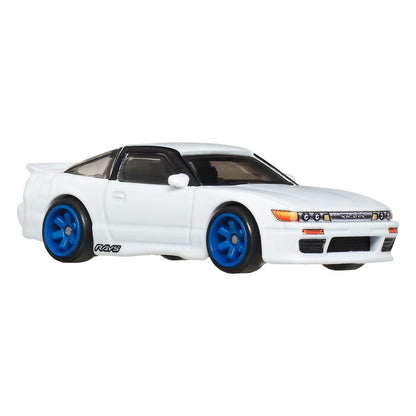 MATTEL - Hot Wheels Premium Car Culture Diecast Vehicle 2-Pack 1/64 '96 Nissan 180SX Type X & Nissan SilEighty