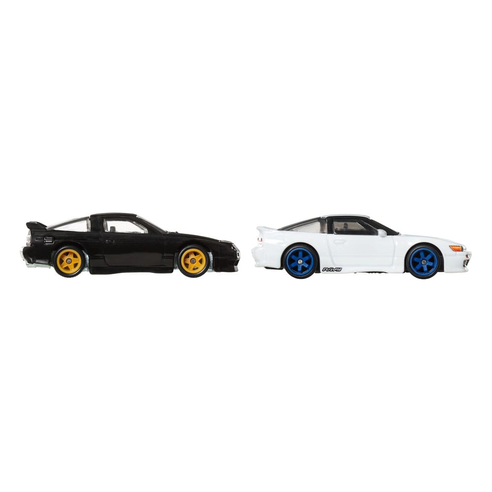 MATTEL - Hot Wheels Premium Car Culture Diecast Vehicle 2-Pack 1/64 '96 Nissan 180SX Type X & Nissan SilEighty