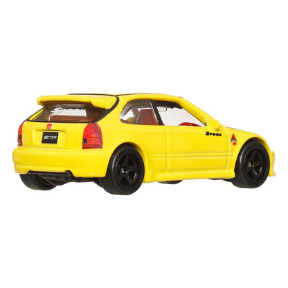 MATTEL - Hot Wheels Premium Car Culture Diecast Vehicle 2-Pack 1/64 '99 Honda Civic Type R (EK9) & Honda Civic Type R
