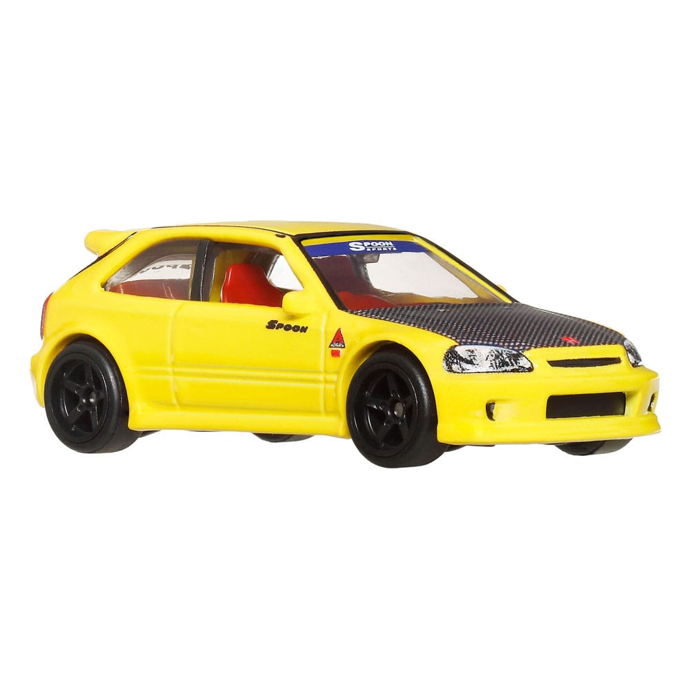 MATTEL - Hot Wheels Premium Car Culture Diecast Vehicle 2-Pack 1/64 '99 Honda Civic Type R (EK9) & Honda Civic Type R