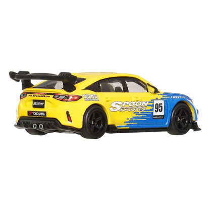 MATTEL - Hot Wheels Premium Car Culture Diecast Vehicle 2-Pack 1/64 '99 Honda Civic Type R (EK9) & Honda Civic Type R