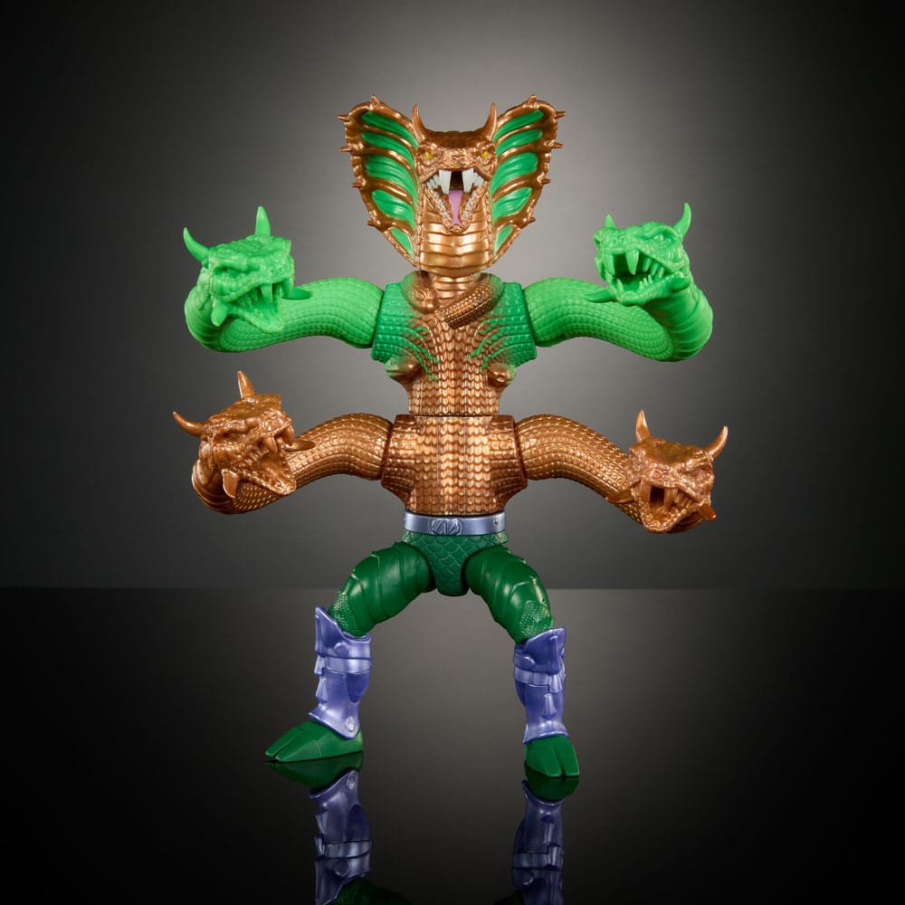 MATTEL - MOTU x TMNT: Turtles of Grayskull Deluxe Action Figure King Hiss
