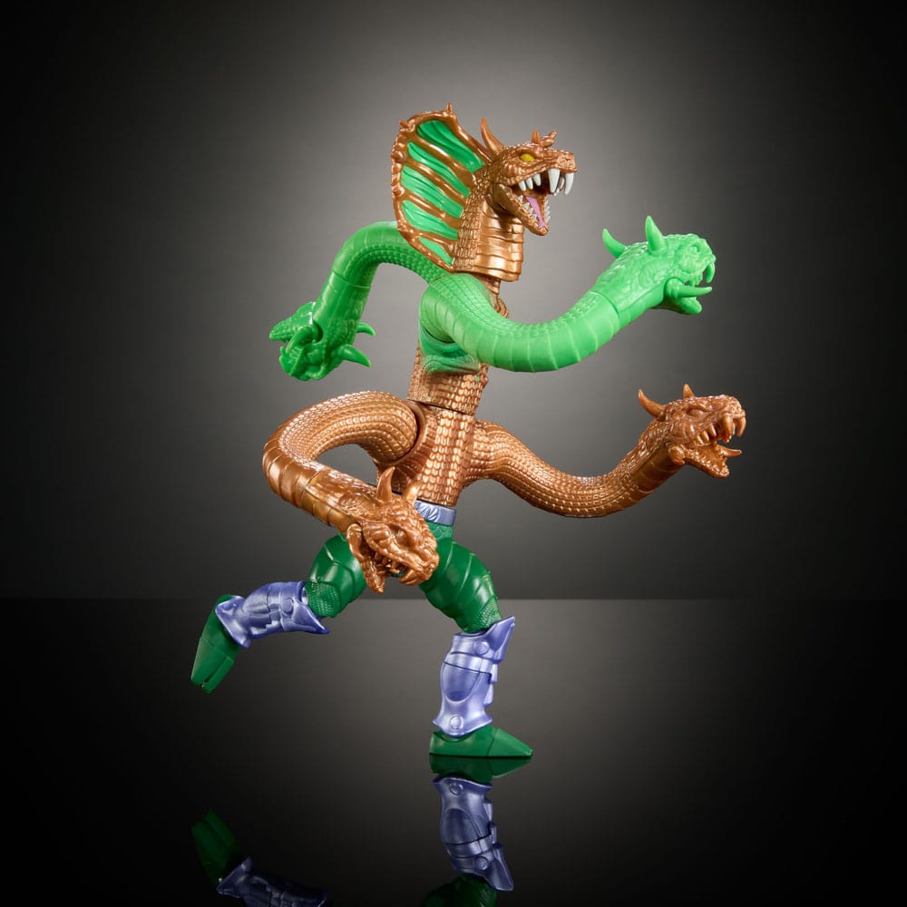 MATTEL - MOTU x TMNT: Turtles of Grayskull Deluxe Action Figure King Hiss