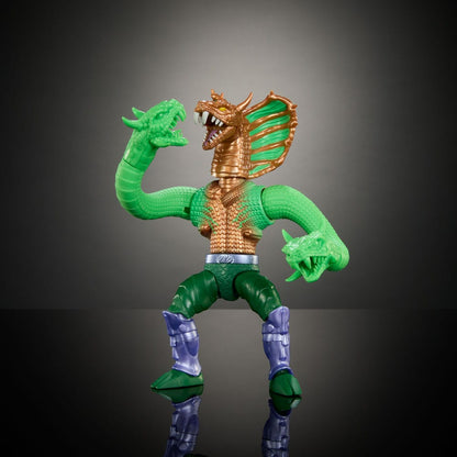 MATTEL - MOTU x TMNT: Turtles of Grayskull Deluxe Action Figure King Hiss