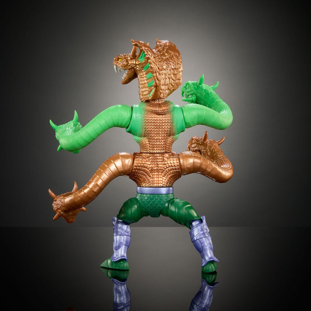 MATTEL - MOTU x TMNT: Turtles of Grayskull Deluxe Action Figure King Hiss