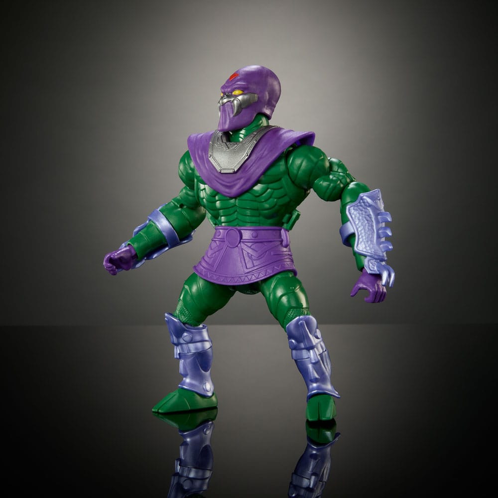 MATTEL - MOTU x TMNT: Turtles of Grayskull Deluxe Action Figure King Hiss