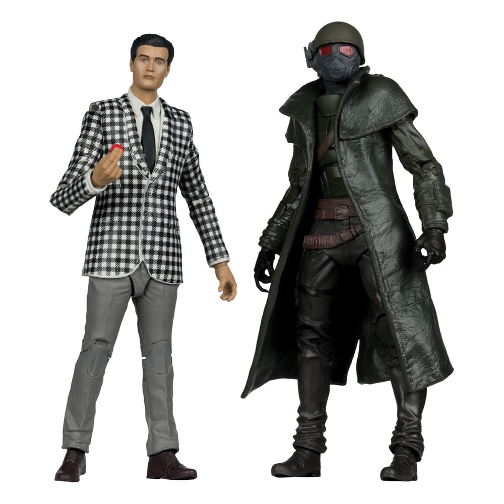 Mc FARLANE TOYS - Fallout: New Vegas Statue 2-Pack Riot Ranger Armor & Benny Survivor