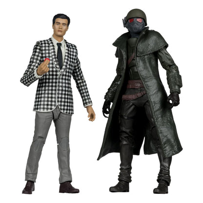Mc FARLANE TOYS - Fallout: New Vegas Statue 2-Pack Riot Ranger Armor & Benny Survivor