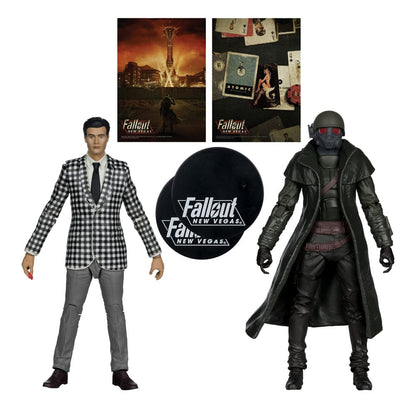 Mc FARLANE TOYS - Fallout: New Vegas Statue 2-Pack Riot Ranger Armor & Benny Survivor