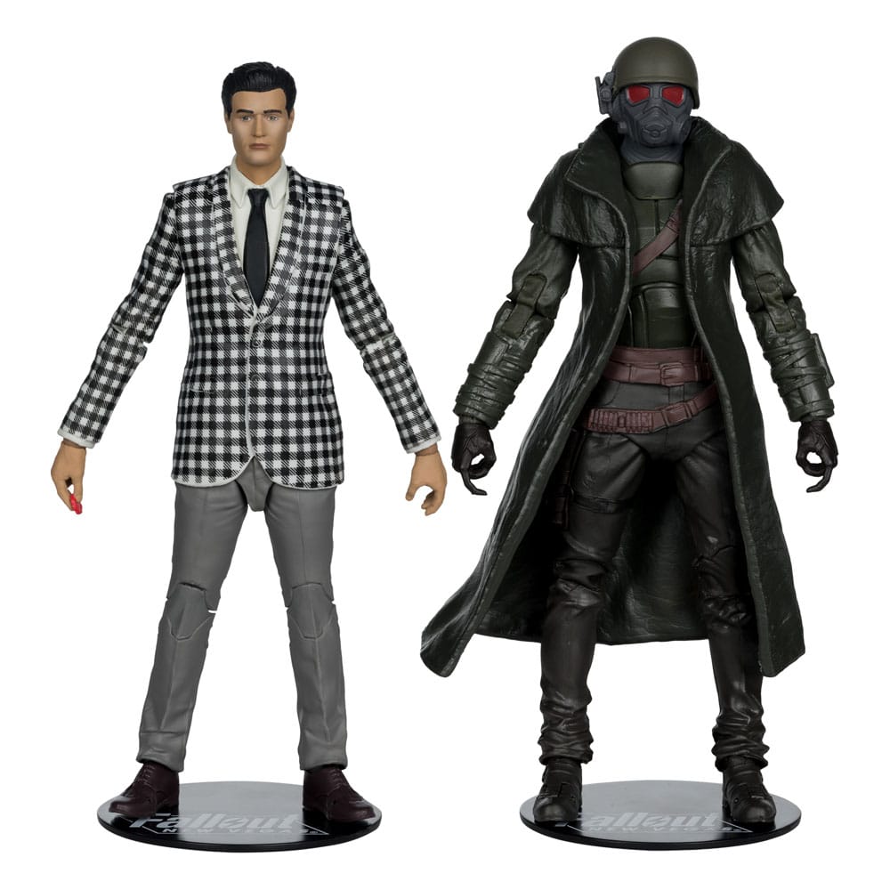 Mc FARLANE TOYS - Fallout: New Vegas Statue 2-Pack Riot Ranger Armor & Benny Survivor