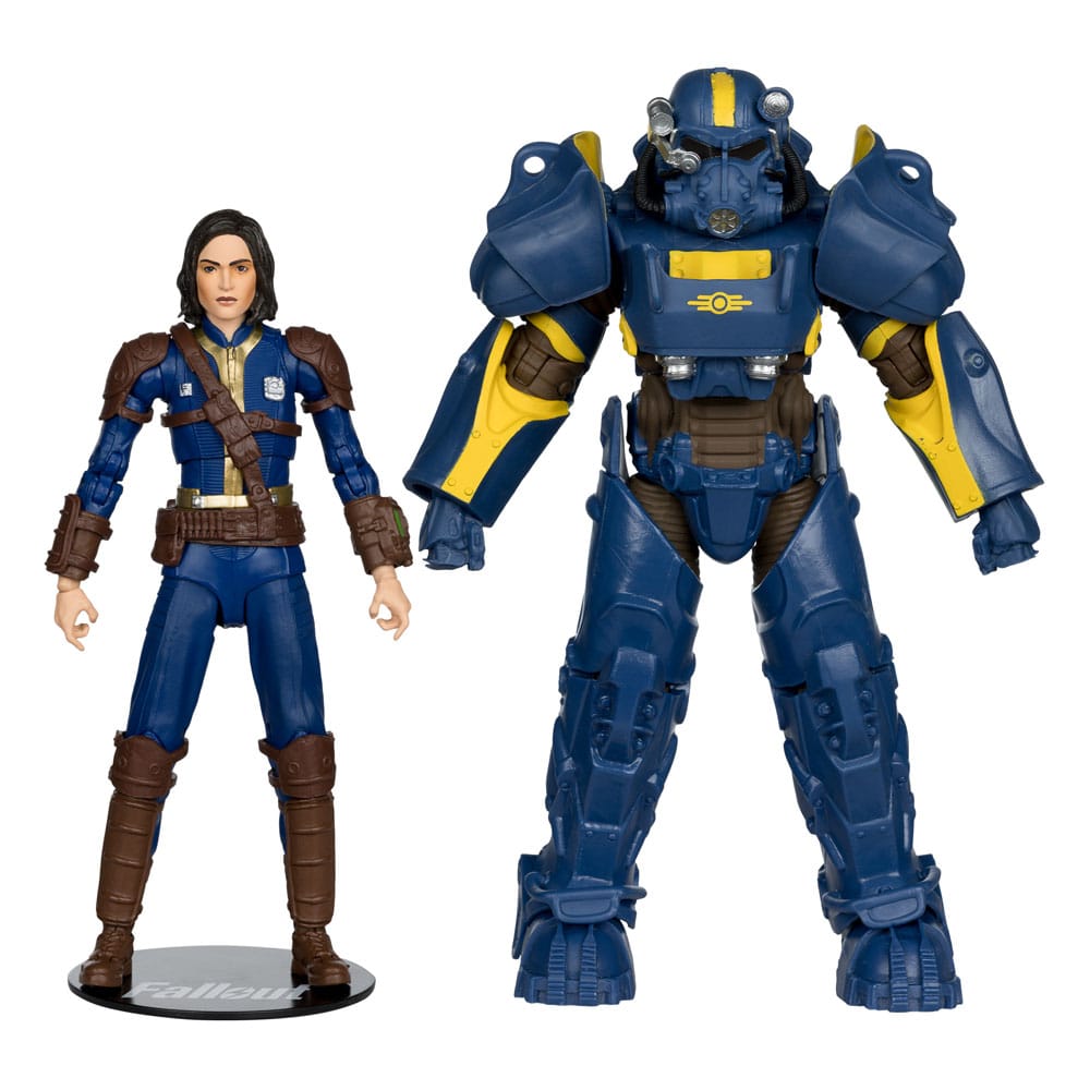 Mc FARLANE TOYS - Fallout 4 Statue 2-Pack T-60 Vault Tec & Sole Survivor