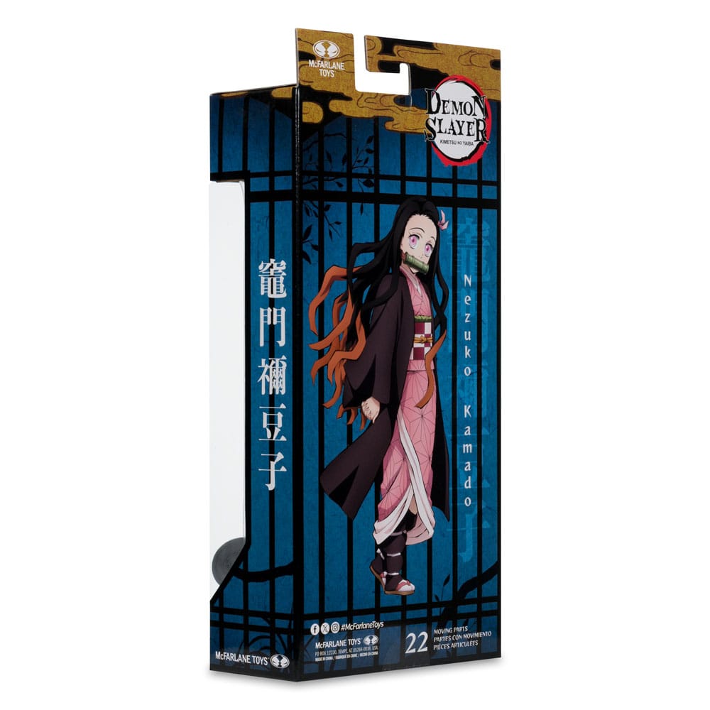 Mc FARLANE TOYS - Demon Slayer: Kimetsu no Yaiba Action Figure Nezuko Kamado Platinum Edition
