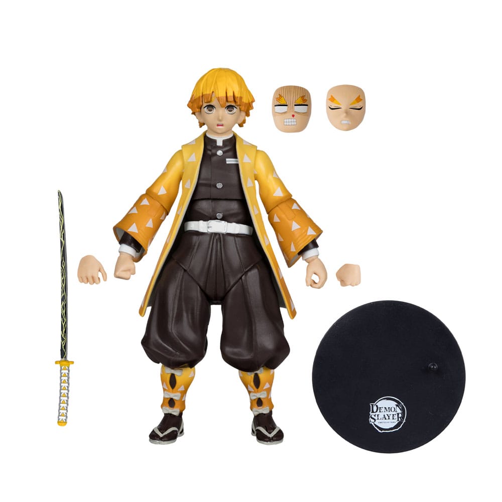 Mc FARLANE TOYS - Demon Slayer: Kimetsu no Yaiba Action Figure Zenitsu Agatsuma Plantinum Edition