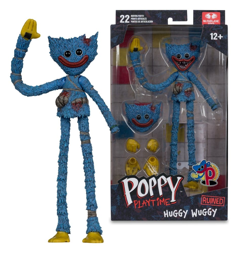 Mc FARLANE TOYS - Poppy Playtime Action Figure Huggy Wuggy Ruined
